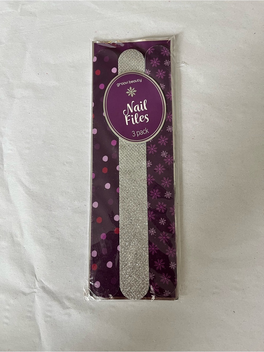 Nail Files by Groovi Beauty 3 pack brand new